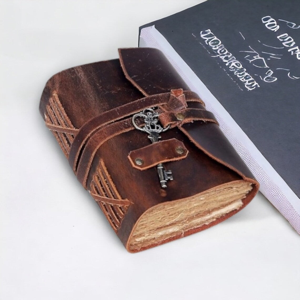 Personalized Leather Key Journal