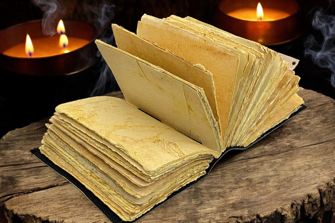 Fox Leather Grimoire Journal –  (5X7Inch), 200 page