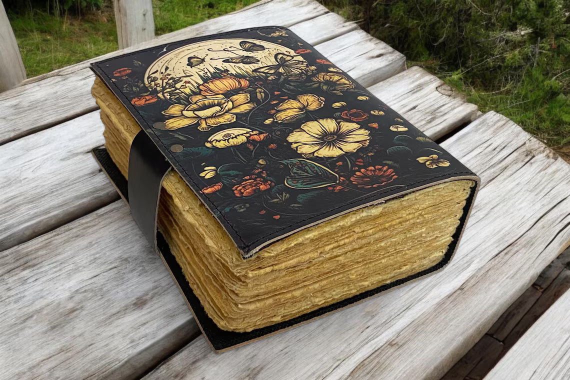 Fox Leather Grimoire Journal –  (5X7Inch), 200 page
