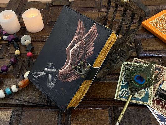 Handmade Leather Grimoire Journal