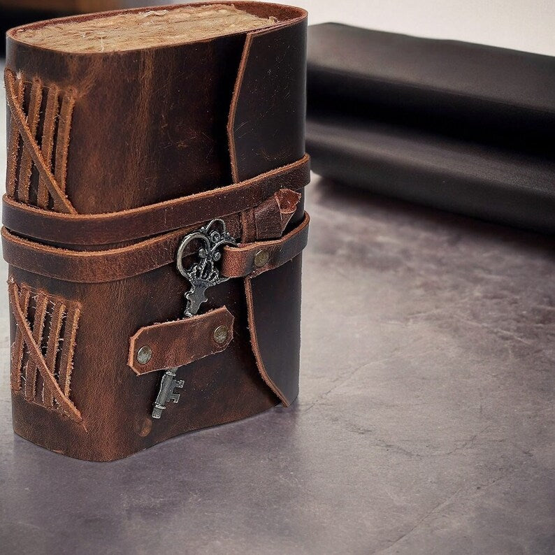 Personalized Leather Key Journal