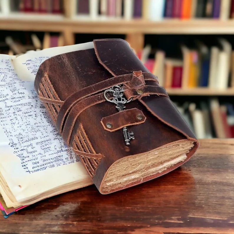 Personalized Leather Key Journal