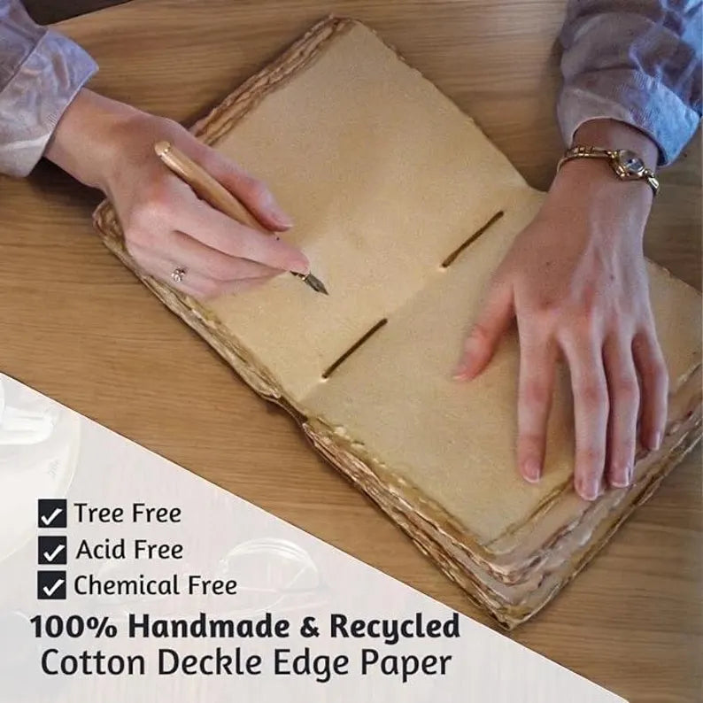 Leo Zodiac Leather Journal –5x7 Inch,200 Pages